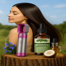 عرض ( wireless hair straghtner + زيت اكليل الجبل)